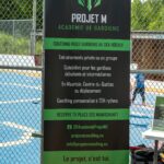 Affiche roll-up Projet M académie de gardien de but
